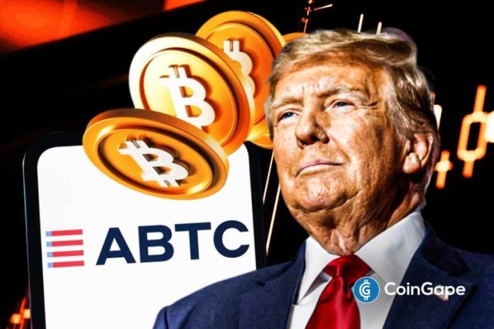 Trump-backed American Bitcoin has seen its Bitcoin reserves move above 6,000 BTC, now valued at $425.82 million. The purchase activity follows Bitcoin’s climb back above $70,000, despite wider market fears over a possible Bitcoin dip. The company built its BTC stack through both mining and direct buying. American Bitcoin Holdings Climb Past 6,000 BTC Mark
The post <a href="https://coingape.com/trump-backed-american-bitcoin-reserves-surpass-6000-btc-now-worth-425-82m/">Trump-Backed American Bitcoin Reserves Surpass 6,000 BTC, Now Worth $425.82M</a> appeared first on <a href="https://coingape.com/">CoinGape</a>.