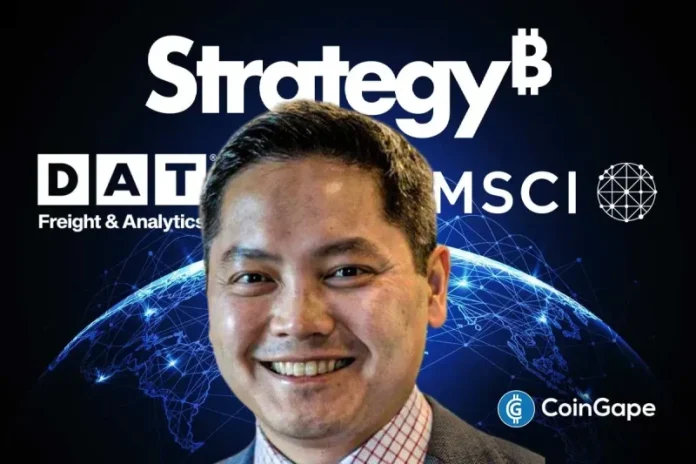 Strategy CEO Phong Le has raised the possibility that the MSCI may be unfairly targeting digital asset treasury companies with the proposed exclusion from global indices. This came as he noted that this proposal doesn’t apply to companies that hold other assets, such as oil, which accounts for most of their treasury reserves. Strategy CEO
The post <a href="https://coingape.com/strategy-ceo-questions-mscis-proposed-exclusion-of-dats-from-global-indices/">Are DATs Being Targeted? Strategy CEO Questions MSCI’s Proposed Exclusion From Global Indices</a> appeared first on <a href="https://coingape.com/">CoinGape</a>.