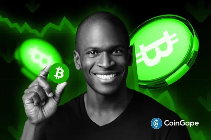 BitMEX co-founder Arthur Hayes has given his opinion on how long the Bitcoin bull cycle could last. This comes amid discussions about whether the flagship crypto will continue its 4-year cycle or if things could change with a projected rate cycle. Hayes Predicts Bitcoin Bull Cycle To Extend To 2026 In an interview, the BitMEX
The post <a href="https://coingape.com/bitcoin-bull-cycle-could-extend-to-2026-arthur-hayes-predicts/">Bitcoin Bull Cycle Could Extend To 2026, Arthur Hayes Predicts</a> appeared first on <a href="https://coingape.com/">CoinGape</a>.