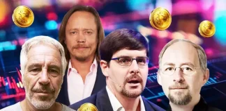 Epstein Files: Bitcoin Crash, Backlash Erupts Against Adam Back, Gavin Andresen, Tether’s Brock Pierce