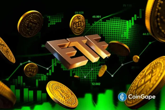 Bitcoin ETF products recorded more than $2.2 billion in weekly inflows, building on the momentum of previous weeks. In light of this, the BTC Price rallied above $120,000 for the first time since August. Bitcoin ETF Inflows Hit Record $2.2 Billion Inflow According to SoSoValue data, Bitcoin ETFs recorded $2.2 billion in inflows this week,
The post <a href="https://coingape.com/bitcoin-etfs-record-2-2b-weekly-inflows-as-btc-price-surges-past-120k/">Bitcoin ETFs Record $2.2B Weekly Inflows as BTC Price Surges Past $120K</a> appeared first on <a href="https://coingape.com/">CoinGape</a>.