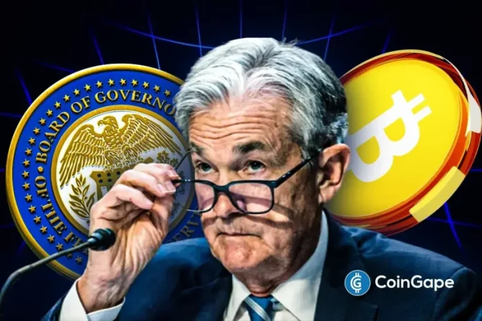 The Bitcoin price is up today, after a significant drop in the last 24 hours. The price surge comes on the back of Fed Chair Jerome Powell’s welcome remarks, in which he did not address monetary policy. Bitcoin Climbs As Powell Fails To Comment On Economy TradingView data shows that the flagship crypto has broken
The post <a href="https://coingape.com/bitcoin-edges-higher-as-jerome-powell-fails-to-comment-on-monetary-policy/">Bitcoin Edges Higher as Fed Chair Jerome Powell Fails to Comment on Monetary Policy</a> appeared first on <a href="https://coingape.com/">CoinGape</a>.