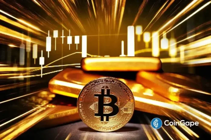 The Bitcoin price has dropped by 5.13% in the past 24 hours to trade at $105,217.60, extending its recent correction. This decline comes as market sentiment cools following weeks of sustained bullishness across risk assets. Despite the retracement, long-term investors appear patient, waiting for signs of stabilization within key support zones. The current setup suggests
The post <a href="https://coingape.com/markets/bitcoin-price-prediction-as-gold-becomes-worlds-second-largest-reserve-asset-after-parabolic-rally/">Bitcoin Price Prediction as Gold Becomes World’s Second Largest Reserve Asset After Parabolic Rally</a> appeared first on <a href="https://coingape.com/">CoinGape</a>.