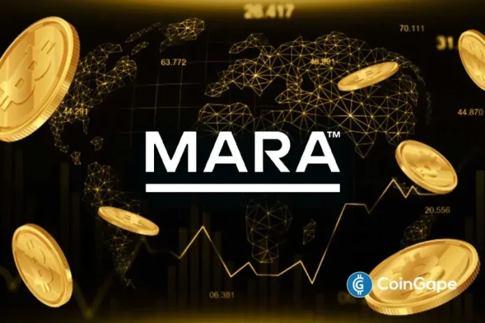 MARA Holdings updated its Bitcoin treasury policy on Monday through a 10-K filing with the U.S. Securities and Exchange Commission, allowing potential sales of BTC reserves beginning in 2026. The disclosure confirmed the company may sell Bitcoin held on its balance sheet, not just newly mined coins. The change follows a year of mixed results
The post <a href="https://coingape.com/bitcoin-treasury-firm-mara-considers-selling-btc-reserves-after-policy-update/">Bitcoin Treasury Firm MARA Considers Selling BTC Reserves After Policy Update</a> appeared first on <a href="https://coingape.com/">CoinGape</a>.