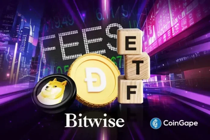 Bitwise gears up to launch its spot Dogecoin ETF as the issuer amends its application to include ticker, fees, and other key details. The final deadline for the US SEC to decide on the exchange-traded fund (ETF) is November 12. Will the Dogecoin ETF tracking spot DOGE price gain approval next week or go auto-effective
The post <a href="https://coingape.com/bitwise-prepares-for-spot-dogecoin-etf-launch-discloses-ticker-and-fees/">Bitwise Prepares for Spot Dogecoin ETF Launch, Discloses Ticker and Fees</a> appeared first on <a href="https://coingape.com/">CoinGape</a>.