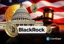 BlackRock Buys $65M in Bitcoin as U.S. Crypto Bill Odds Passage Surge
