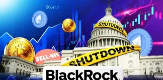 BlackRock Signals $257M Bitcoin and Ethereum Sell-Off Ahead of Partial U.S. Government Shutdown