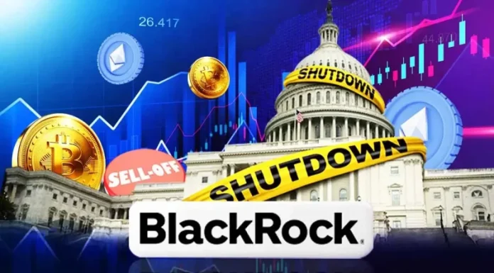 BlackRock Signals $257M Bitcoin and Ethereum Sell-Off Ahead of Partial U.S. Government Shutdown