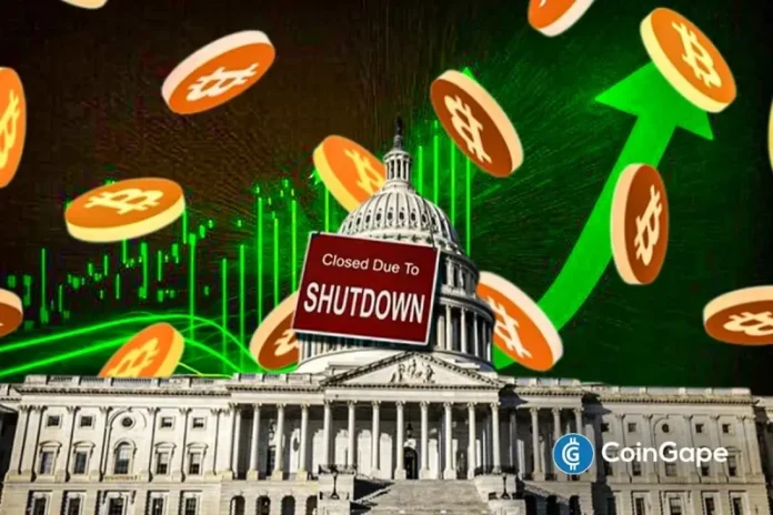 The U.S. government shutdown could end today after over 40 days, with the House set to vote on the funding bill. Bitcoin, alongside the crypto market, is up in anticipation of the government reopening, which marks a positive for these risk assets. U.S House Vote To End Government Shutdown To Hold Today U.S. House majority
The post <a href="https://coingape.com/u-s-house-to-vote-on-bill-to-end-government-shutdown-today-bitcoin-rises/">Breaking: U.S. House To Vote On Bill To End Government Shutdown Today, Bitcoin Rises</a> appeared first on <a href="https://coingape.com/">CoinGape</a>.