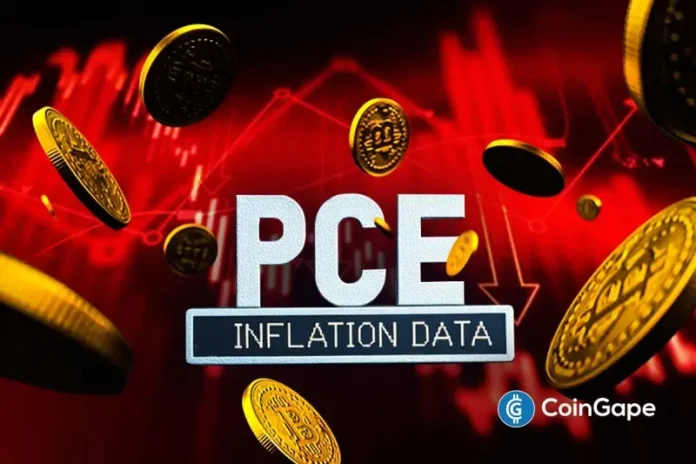 The U.S. PCE inflation data have come in above expectations, signaling that inflation may be on the rise again. Bitcoin notably declined on the back of the data release, which strengthens the case for the Fed to hold interest rates steady for a while. U.S. PCE Inflation Rises To 2.9% In December According to the
The post <a href="https://coingape.com/u-s-pce-inflation-rises-to-2-9-yoy-bitcoin-falls/">Breaking: U.S. PCE Inflation Rises To 2.9% YoY, Bitcoin Falls</a> appeared first on <a href="https://coingape.com/">CoinGape</a>.