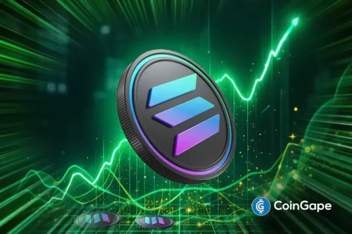 A co-founder has projected a $1,000 target for the SOL price based on its recent momentum. This comes as a growing wave of institutional demand has pushed Solana-based corporate treasuries past the $4 billion valuation mark. Co-Founder Sets Bold $1,000 SOL Price Target Amid Treasury Push In a recent post, co-founder and crypto analyst Kaleo
The post <a href="https://coingape.com/co-founder-predicts-1000-sol-price-as-solana-treasuries-skyrocket-to-4b/">Co-Founder Predicts $1,000 SOL Price as Solana Treasuries Skyrocket to $4B</a> appeared first on <a href="https://coingape.com/">CoinGape</a>.