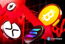 Crypto Market Crash Deepens as $1 Billion in Bitcoin, ETH, XRP, Altcoins Liquidated