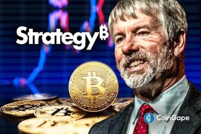 Michael Saylor’s Strategy, previously MicroStrategy, has made another weekly Bitcoin purchase despite concerns that it may need to sell some of its BTC holdings in a prolonged bear market. This latest purchase comes amid a rebound in the Bitcoin price, while the MSTR stock is also up in pre-market trading. Strategy Acquires 10,624 BTC for
The post <a href="https://coingape.com/michael-saylors-strategy-buys-more-bitcoin-amid-sell-off-concerns/">‘More Orange Dots’: Michael Saylor’s Strategy Buys 10,624 Bitcoin Amid Sell-Off Concerns</a> appeared first on <a href="https://coingape.com/">CoinGape</a>.