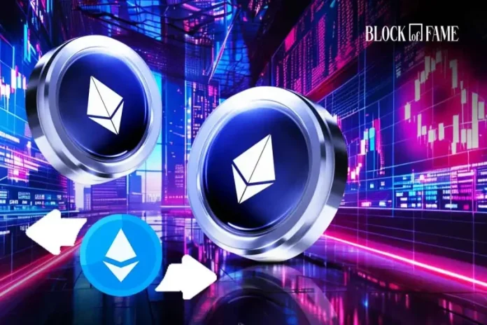 Ethereum:- In a week marked by red charts and falling prices, Ethereum quietly delivered one of its strongest infrastructural wins yet. While the broader crypto market continued its slide – with Bitcoin dipping toward the $100,000 mark and most altcoins following suit – Ethereum reached an all-time-high network throughput of 3,872 transactions per second (TPS).
The post <a href="https://coingape.com/block-of-fame/pulse/ethereum-hits-record-3453-tps-vitalik-buterin-says-scaling-more/">Ethereum Hits Record 3,453 TPS – Vitalik Buterin Says ‘Scaling More’</a> appeared first on <a href="https://coingape.com/">CoinGape</a>.