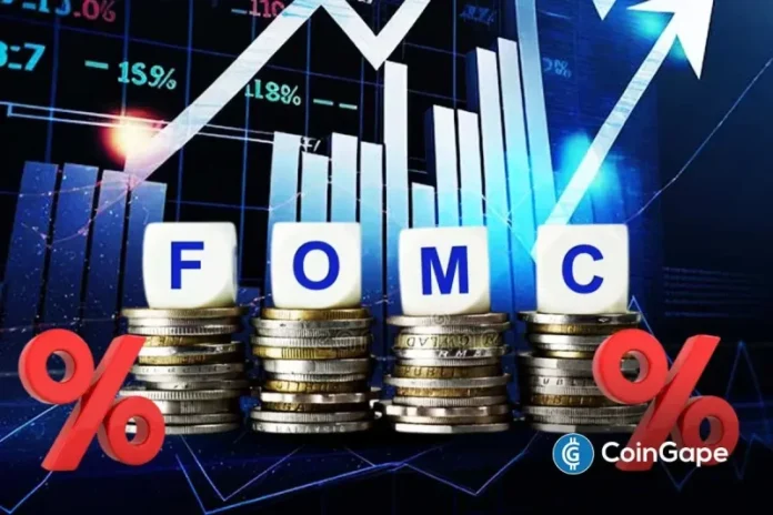 Today, market focus is on the FOMC meeting as the latest rate decision will be announced. The Federal Reserve announces policy at 2:00 p.m. ET, followed by Chair Jerome Powell at 2:30 p.m. ET. Markets expect no rate change, with pricing showing near certainty, despite active debate among policymakers. FOMC Meeting Outlook and Market Expectations
The post <a href="https://coingape.com/fomc-meeting-today-what-to-expect-as-markets-price-in-no-rate-cut/">FOMC Meeting Today: What To Expect as Markets Price In No Rate Cut</a> appeared first on <a href="https://coingape.com/">CoinGape</a>.