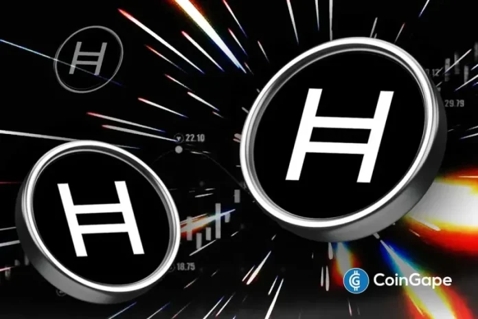 HBAR price has formed a bullish flag pattern on the daily chart. Hedera has moved to the second phase of the Elliot Wave, pointing to a rebound ahead of the HBAR ETF approval. However, the falling stablecoin and ecosystem growth presents a major risk. HBAR Price Bullish Flag Points to a Rally The daily timeframe
The post <a href="https://coingape.com/markets/hbar-price-elliot-wave-signals-an-86-rebound-as-key-risks-remain/">HBAR Price Elliot Wave Signals an 86% Rebound as Key Risks Remain</a> appeared first on <a href="https://coingape.com/">CoinGape</a>.