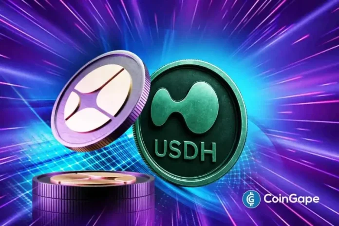Hyperliquid’s native stablecoin, USDH, is now live on the DEX’s network, HyperCore, according to Native Markets. This comes amid increased DEX competition with Aster DEX flipping Hyperliquid in daily revenue. Hyperliquid’s USDH Launches Amid Aster DEX Competition Native Markets revealed in an X post that the USDH stablecoin is now live for all Hyperliquid users,
The post <a href="https://coingape.com/hyperliquids-usdh-goes-live-as-aster-dex-outpaces-it-in-revenue/">Hyperliquid’s USDH Goes Live as Aster DEX Outpaces It in Revenue</a> appeared first on <a href="https://coingape.com/">CoinGape</a>.
