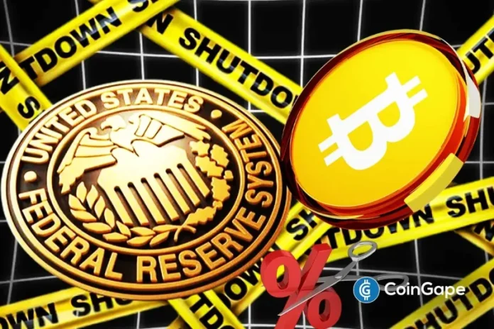 Bitcoin price and the broader crypto market are facing yet another selling pressure today, triggering nearly $250 million in long liquidations. Top altcoins like Ethereum (ETH), Solana (SOL), XRP, BNB are also trading 3-5% down, even on the news that the US shutdown is likely to end soon. This could make way for all the
The post <a href="https://coingape.com/is-this-final-bitcoin-price-correction-before-us-shutdown-ends-fed-rate-cuts/">Is This Final Bitcoin Price Correction Before US Shutdown Ends, Fed Rate Cuts?</a> appeared first on <a href="https://coingape.com/">CoinGape</a>.