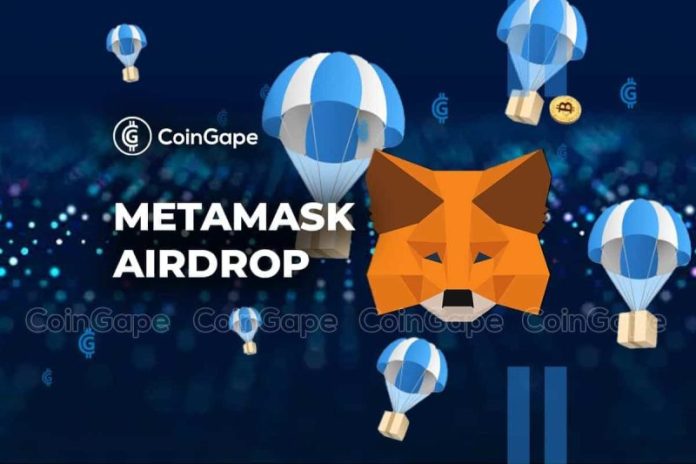 MetaMask, Consensys’ Web3 wallet, is set to introduce a reward points system for on-chain activities. Many investors suggest the points may also be linked to future MASK token airdrops. MetaMask Rewards Program Nears Launch In a fresh development, a new rewards page quietly went live on the MetaMask dashboard this week. This signals that a
The post <a href="https://coingape.com/metamask-gears-up-for-major-mask-token-airdrop-with-reward-points-system-launch/">MetaMask Gears Up for Major MASK Token Airdrop With Reward Points System Launch</a> appeared first on <a href="https://coingape.com/">CoinGape</a>.