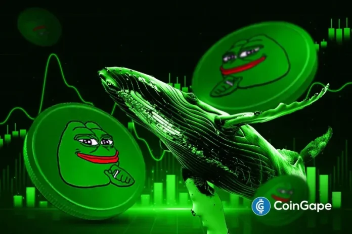 The Pepe Coin price has plunged by 24.2% in the last 24 hours, reflecting the broader market’s bearish momentum. This steep decline in PEPE price follows Bitcoin’s correction and fading speculative demand across memecoins. Yet, despite the intense sell-off, the token’s current position near its historical demand zone has caught investors’ attention. Notably, the same
The post <a href="https://coingape.com/markets/pepe-coin-price-reenters-historical-demand-zone-as-whales-accumulate-5m-can-it-repeat-its-123-rally/">PEPE Coin Price Reenters Historical Demand Zone as Whales Accumulate $5M— Can It Repeat Its 123% Rally?</a> appeared first on <a href="https://coingape.com/">CoinGape</a>.