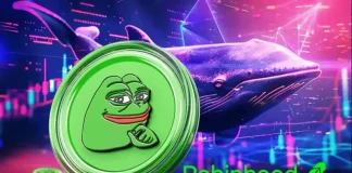 PEPE Price Prediction as Whale Moves $25M From Robinhood- Is a Breakout to $0.00002 Next?