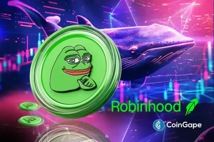 PEPE price has entered a decisive phase, showing tightening ranges as accumulation signals continue to surface. Recent whale activity adds weight to the growing narrative, with large wallets moving substantial tokens off exchanges. While the broader outlook is not yet conclusive, signs of long-term optimism are beginning to emerge. PEPE Price Action: Can The Coin
The post <a href="https://coingape.com/markets/pepe-price-prediction-as-whale-moves-25m-from-robinhood-is-a-breakout-to-0-00002-next/">PEPE Price Prediction as Whale Moves $25M From Robinhood- Is a Breakout to $0.00002 Next?</a> appeared first on <a href="https://coingape.com/">CoinGape</a>.