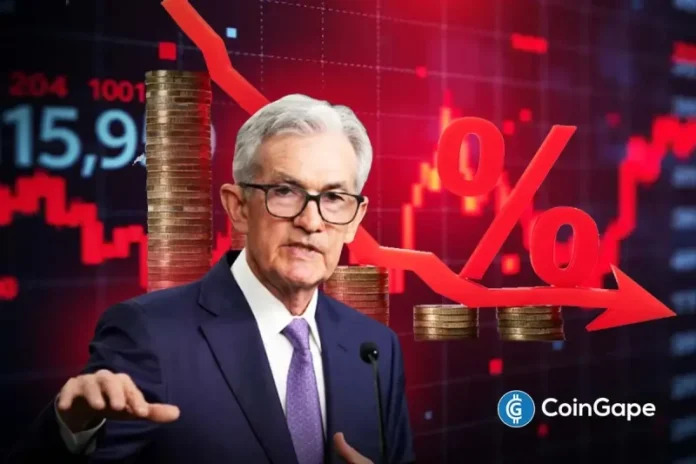 Fed Chair Jerome Powell’s speech was the most-awaited event on Tuesday, October 14. The highlight of the Powell speech was that the Fed chair is leaning toward a more dovish stance, indicating higher chances of more rate cuts ahead amid the weak job market. Crypto market remains upbeat on the development, with Bitcoin price bouncing
The post <a href="https://coingape.com/powell-speech-highlights-crypto-market-upbeat-on-fed-rate-cuts-ending-qt-weak-jobs-markets/">Powell Speech Highlights: Crypto Market Upbeat on Fed Rate Cuts, Ending QT, Weak Jobs Markets</a> appeared first on <a href="https://coingape.com/">CoinGape</a>.