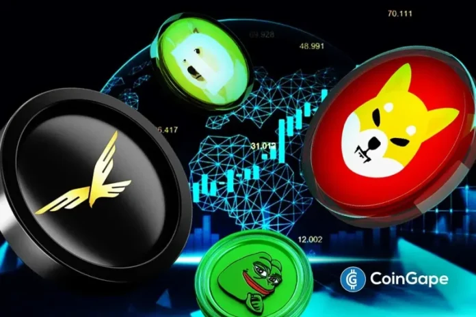 Meme coin prices have rebounded in the past seven days as crypto investors brace for the upcoming Federal Reserve interest rate cut and as Bitcoin remains above $113,000. This meme coin price prediction provides forecasts for top tokens like Shiba Inu (SHIB), Pepe Coin (PEPE), Dogecoin (DOGE), and Trump Coin (TRUMP). Shiba Inu Meme Coin
The post <a href="https://coingape.com/markets/meme-coin-price-prediction-shiba-inu-pepe-coin-dogecoin-trumpmeme-coin-price-prediction-shiba-inu-pepe-coin-dogecoin-trump/">Meme Coin Price Prediction: Shiba Inu, Pepe Coin, Dogecoin, TRUMP</a> appeared first on <a href="https://coingape.com/">CoinGape</a>.