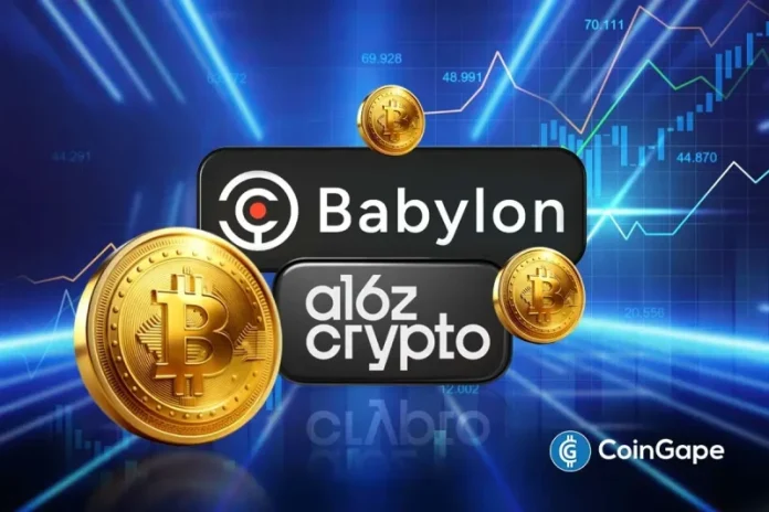 In a big win for BitcoinDefi, Babylon, the project building trustless BTC “vaults” and native Bitcoin staking primitives, has closed a $15 million funding push led by a16z Crypto. a16z’s crypto arm has made a strategic investment into Babylon via a BABY token purchase. It will be providing roughly $15 million of capital to accelerate
The post <a href="https://coingape.com/block-of-fame/pulse/babylon-secures-15m-to-push-bitcoin-defi-beyond-wrapped-btc/">Babylon Secures $15M to Push Bitcoin DeFi Beyond Wrapped BTC</a> appeared first on <a href="https://coingape.com/">CoinGape</a>.