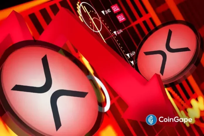 XRP price fell sharply today. At press time, the token was trading at $1.68, down by 4% in the past 24 hours. The token has declined by more than 12% over the past week and by more than 9% over the past month. The decline outpaced the broader crypto market’s 0.8% dip, driven by macro
The post <a href="https://coingape.com/top-reasons-why-xrp-price-is-dropping-today/">Top Reasons Why XRP Price Is Dropping Today</a> appeared first on <a href="https://coingape.com/">CoinGape</a>.