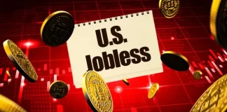 Breaking: U.S. Initial Jobless Claims Rise to 208K, Bitcoin Drops