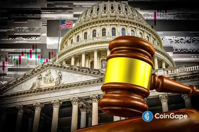 The crypto market bill markup could be delayed once again due to these recent events. There are reports that the Senate has canceled the voting sessions for Monday as a result of the recent snowstorm in the US. Crypto Market Bill Faces Yet Another Delay According to Eleanor Terrett, the Senate suspended its Monday session
The post <a href="https://coingape.com/crypto-market-bill-markup-now-uncertain-as-senate-cancels-monday-sessions/">Crypto Market Bill Markup Now Uncertain As Senate Cancels Monday Sessions</a> appeared first on <a href="https://coingape.com/">CoinGape</a>.