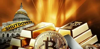 US Shutdown: Bitcoin, Gold, and Silver Rally as Govt. Shutdown Odds Jump to 85% on Polymarket