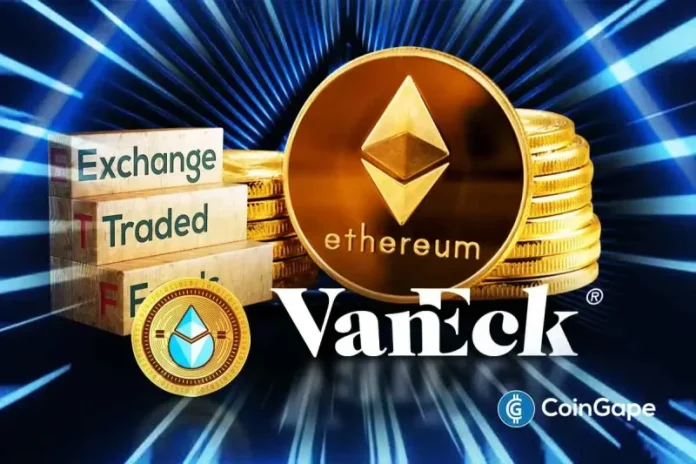 VanEck has submitted a preliminary application for a Lido Staked Ethereum ETF with the U.S. Securities and Exchange Commission (SEC). The issuer becomes the first to file an exchange-traded fund for Lido staked Ethereum as the Generic Listing Standards take effect earlier this month. VanEck Files Application for Lido Staked ETF with US SEC $133
The post <a href="https://coingape.com/vaneck-submits-preliminary-prospectus-for-lido-staked-ethereum-etf-with-us-sec/">VanEck Submits Preliminary Prospectus for Lido Staked Ethereum ETF with US SEC</a> appeared first on <a href="https://coingape.com/">CoinGape</a>.