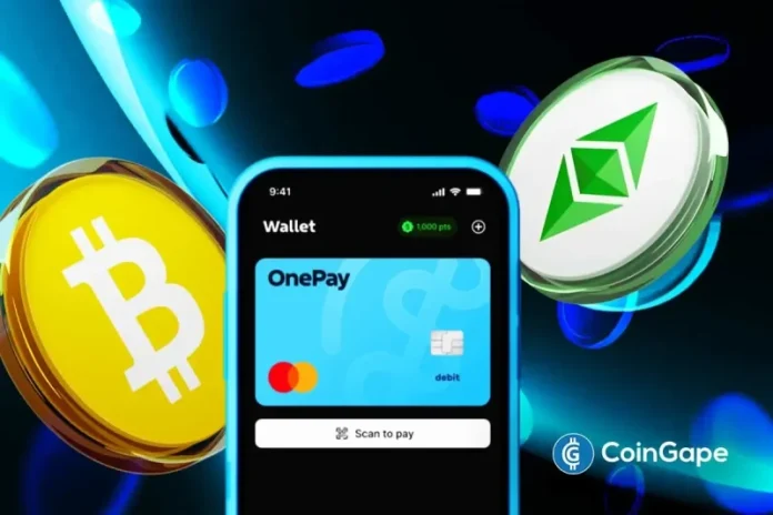Walmart’s OnePay App is the latest company to jump on the crypto wave, with plans to offer Bitcoin and Ethereum trading to its customers. The company also reportedly views crypto as a core offering amid plans to build an all-in-one application. OnePay App To Soon Offer Bitcoin And Ethereum Trading Services According to a CNBC report,
The post <a href="https://coingape.com/walmarts-onepay-app-to-add-bitcoin-and-ethereum-trading/">Walmart’s OnePay App to add Bitcoin and Ethereum trading</a> appeared first on <a href="https://coingape.com/">CoinGape</a>.