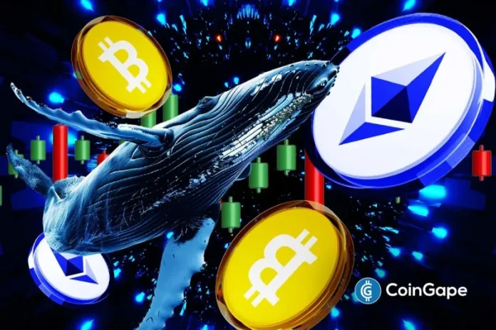 Recently, the cryptocurrency market experienced a severe liquidation wave, forcing top assets, including Bitcoin and Ethereum, to trade in the red zone despite the end of the longest US government shutdown. However, amid the dip, on-chain tracker Lookonchain has revealed data showing that whales and institutions continue to bet big on Bitcoin and Ethereum. Bitcoin
The post <a href="https://coingape.com/whales-and-institutions-bet-big-on-bitcoin-and-ethereum-despite-market-dip/">Whales and Institutions Bet Big On Bitcoin And Ethereum Despite Market Dip</a> appeared first on <a href="https://coingape.com/">CoinGape</a>.