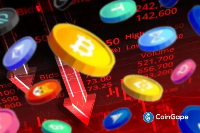 October started out with the crypto market seeing impressive gains. However, the assets have encountered a downturn due to escalating trade war tensions between the United States and China. Crypto Market Bleeds as U.S.–China Trade War Heats Up The crypto market crash began shortly after President Trump announced a proposed 100% tariff on Chinese imports,
The post <a href="https://coingape.com/why-is-crypto-market-down-today-oct-14/">Why Is Crypto Market Down Today (Oct 14)</a> appeared first on <a href="https://coingape.com/">CoinGape</a>.