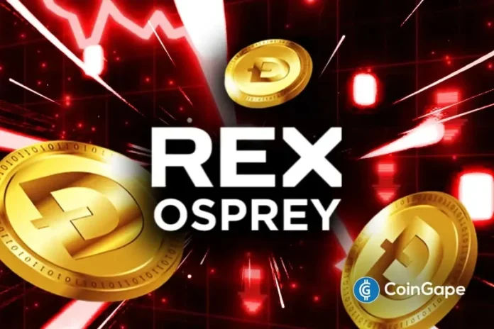 Dogecoin (DOGE), the pioneering meme coin, has taken a hit as the crypto market crashed today. DOGE leads losses among the top 10 cryptocurrencies, trading at $0.2625 with a 7% drop. The rest of the meme coins have followed suit and experienced a drop of around 6% in their collective market cap. This is happening
The post <a href="https://coingape.com/trending/why-is-dogecoin-price-crashing-today-ahead-of-the-rex-osprey-doge-etf-debut/">Why is Dogecoin Price Crashing Today Ahead of the Rex Osprey DOGE ETF Debut?</a> appeared first on <a href="https://coingape.com/">CoinGape</a>.