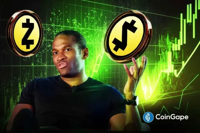 Zcash (ZEC) surges more than 20% on Thursday, extending its record-breaking rally to over 1000% in just a month. This comes as the privacy coin defies the crypto market crash to become the best digital asset to buy. Billionaire Arthur Hayes claims the rally isn’t over yet and shares his Zcash price target. BitMEX Co-Founder
The post <a href="https://coingape.com/zcash-zec-skyrockets-20-as-arthur-hayes-shares-another-bold-price-target/">Zcash (ZEC) Skyrockets 20% as Arthur Hayes Shares Another Bold Price Target</a> appeared first on <a href="https://coingape.com/">CoinGape</a>.