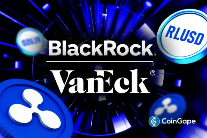 Ripple and Securitize have partnered to bring Ripple USD (RLUSD) to two of the largest tokenized funds in the market. Holders of BlackRock’s BUIDL and VanEck’s VBILL can now instantly redeem their shares for RLUSD, allowing access to their funds at any time of the day. Ripple’s RLUSD Integration Gives Tokenized Fund Holders Easy Access
The post <a href="https://coingape.com/ripple-securitize-bring-rlusd-to-blackrock-and-vaneck-funds/">Ripple and Securitize Enable RLUSD Support for BlackRock and VanEck’s Tokenized Funds</a> appeared first on <a href="https://coingape.com/">CoinGape</a>.