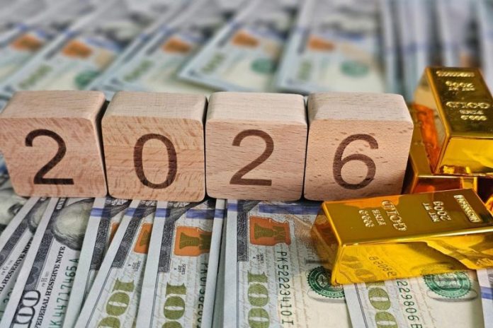 <strong>Gold has reached once-unthinkable prices in 2025, gaining over 60 percent by early December. </strong>
Looking ahead to 2026, experts believe the major themes that carried the gold price to new heights this year will continue to underwrite its trajectory in the months ahead, boosting the metal even further.
What are the top trends shaping the gold market, and what should investors expect in the new year?
Trade tensions to stoke ETF and central bank gold demand
US President Donald Trump’s aggressive trade policies have injected a high level of volatility into a world economy that was already reeling from ongoing regional conflicts.
This type of uncertainty reliably encourages investors to seek safe havens, and that theme dominated much of the gold story for 2025. Heading into the new year, analysts see no end to this trend.
Strong gold exchange-traded fund (ETF) inflows and central bank purchases are projected to continue into next year as investors, particularly in the west, increasingly recognize the hedge value of gold.
Global financial services firm Morgan Stanley (NYSE:MS) sees demand for gold from ETFs and central banks pushing the gold price back up above US$4,500 per ounce by mid-2026.
The World Gold Council (WGC) also expects the themes of risk and uncertainty to continue driving gold.
“My sense is that we’re going to continue to see these challenges in 2026.”
Cavatoni expects this will translate into continued strong ETF flows and central bank demand for the monetary metal for 2026, although central bank buying may come at a slower pace than the past few years.
Gold as a hedge against potential AI stock bubble
Another potential 2026 tailwind for gold is a correction in artificial intelligence (AI) stocks.
Analysts are increasingly warning that this could happen, and it’s possible that AI bubble meltdown concerns may push more investors away from equities and into gold in the coming year.
Michael Hartnett, chief investment strategist at Bank of America Global Research, told his clients in late October that gold may be one of the strongest hedges if the AI bubble bursts.
Similarly, Macquarie analysts are warning that if AI tech firms and their clients can’t demonstrate a return on their huge investments in the emerging technology, gold may be the best bet for protection against the resulting market fallout: “Optimists buy tech, pessimists buy gold, hedgers buy both.’
Weak US dollar, low interest rates price positive for gold
The gold price has an inverse relationship with the US dollar and real interest rates. Indeed, Morgan Stanley’s US$4,500 gold forecast for mid-2026 is predicated on a weaker dollar and lower rates.
Lower rates typically weaken the dollar, and Trump has been pressuring the US Federal Reserve to drop rates since taking office. With Fed Chair Jerome Powell’s term due to end next year, market watchers are anticipating that a more dovish Fed head will take the helm. This means that more rate cuts are likely on the table for 2026.
A softer dollar and a low rate environment would provide foundational support for further gold price gains. The resulting inflation is expected to push the Fed toward quantitative easing (QE), or the purchasing of government bonds to increase money supply and lower long-term rates, which would further bolster the yellow metal’s appeal.
At its October policy meeting, the Fed stated that its quantitative tightening activities (allowing bonds to mature without reinvesting the proceeds) would end on December 1.
“Frankly … interest expense for the federal government is running at US$1.2 trillion a year (and) the budget deficit is US$1.8 trillion a year, so the interest is really contributing to the deficit,” he said. “The US federal government really needs lower rates, or else interest is going to continue to consume a big piece of their revenues.”
Lepard believes investors are keenly aware that lower rates are coming, which naturally means more inflation. This realization is enhancing gold’s investment appeal.
Gold price forecasts for 2026
Heading into 2026, Fed monetary policy changes are likely to give gold another boost to the upside.
“As we move through the year, as the Federal Reserve transitions to QE and maybe yield curve control and money printing, the (precious) metals themselves will catch another leg up,” said Lepard.
“Gold will go through US$4,500 toward US$5,000, silver will go to US$60 or US$70 and (gold and silver) stocks will all go up another 30 percent pretty easily, and then maybe more over the next 12 months,’ he added.
Global financial services provider B2PRIME Group also sees gold’s average price in 2026 at around US$4,500 as US debt challenges and possible Fed rate cuts continue to bolster the value of the precious metal.
Overall, most analysts’ gold price predictions for the upcoming year are in the US$4,500 to US$5,000 range.
Metals Focus is forecasting an annual average high of US$4,560 in 2026, with gold potentially reaching a record US$4,850 in the fourth quarter. The firm sees these gains materializing despite a projected gold surplus of 41.9 million ounces in 2026, up 28 percent year-on-year; that would take mine production to another record high in 2026.
Goldman Sachs (NYSE:GS) is predicting that gold could reach as high as US$4,900 next year on increased central bank buying and anticipated inflation-causing interest rate cuts by the Fed.
For its part, Bank of America (NYSE:BAC) sees the yellow metal breaching US$5,000 in 2026 on growing deficit spending in the US and Trump’s ‘unorthodox macro policies.’
Investor takeaway
Ongoing uncertainty from trade tensions, a potential market correction in the AI sector, US debt challenges and anticipated shifts in Fed policy have fueled strong investment demand for gold as a safe-haven asset.
Those demand drivers are not going away in 2026; in fact, they are likely to provide further foundational support that could propel the gold price to new record highs.
<strong>Securities Disclosure: I, Melissa Pistilli, hold no direct investment interest in any company mentioned in this article.</strong>
This post appeared first on investingnews.com