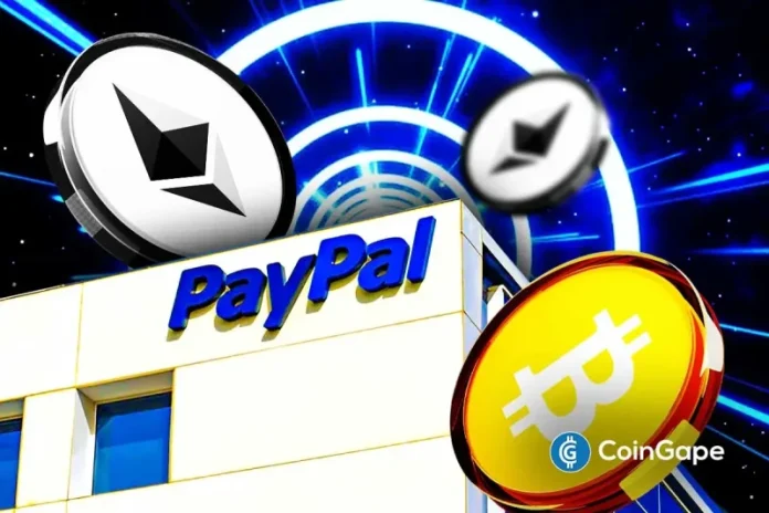 PayPal has announced that it will integrate cryptocurrency into its new peer-to-peer payment flow. The move will allow users in the United States to send Bitcoin, Ethereum, PayPal USD (PYUSD), and other supported digital assets directly within the PayPal app. PayPal Links Bring Seamless Crypto Payments to Everyday Transactions According to a press release, this
The post <a href="https://coingape.com/breaking-paypal-to-integrate-bitcoin-ethereum-pyusd/">Breaking: PayPal to Integrate Bitcoin, Ethereum, PYUSD In New P2P Payments System</a> appeared first on <a href="https://coingape.com/">CoinGape</a>.