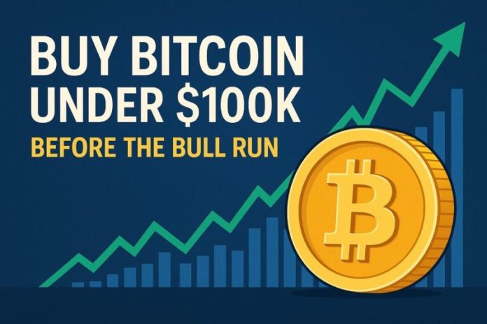 <div>
<div style="margin-bottom:20px;"></div>
<h1>Buy Bitcoin Under $100K Before The Next Bull Run</h1>
<p>The opportunity to <strong>buy Bitcoin under $100K</strong> may not last much longer. On April 21, 2025, Bitcoin (BTC) traded just below the $100,000 mark, a price level many analysts believe could be the last stop before a massive new rally begins. With institutional adoption rising and macroeconomic pressures easing, the case for long-term BTC growth is strengthening.</p>
<h2>Why Now Might Be the Time to Buy Bitcoin Under $100K</h2>
<p>Market experts point to several factors fueling the bullish sentiment. Firstly, Bitcoin’s halving event earlier this year significantly reduced block rewards, cutting daily supply by half. Historically, halving events have preceded major bull runs. Secondly, growing interest from ETFs and institutional players is creating steady buying pressure. Lastly, declining inflation and improved global liquidity conditions are encouraging investment in risk assets like Bitcoin.</p>
<p>According to Bitwise CIO Matt Hougan, “It’s not too late to buy Bitcoin under $100K. This could be one of the last best opportunities before we see a surge well beyond six figures.”</p>
<h2>Long-Term Outlook for BTC Investors</h2>
<p>Looking ahead, many analysts predict that Bitcoin could exceed $150,000 by the end of the year. While this isn’t guaranteed, trends in institutional adoption, limited supply, and rising use cases for Bitcoin suggest that prices may continue climbing.</p>
<p>Although short-term volatility persists, long-term investors remain focused on fundamentals. If history repeats itself, buying Bitcoin at sub-$100K levels may prove to be a decision rewarded in the coming cycle.</p>
<h2>Final Thoughts</h2>
<p>If you’ve been on the sidelines, now could be your moment to enter the market. The chance to <strong>buy Bitcoin under $100K</strong> might not last much longer. As always, do your research and consider your financial goals before investing.</p>
<p><a href="https://finance.yahoo.com/news/buy-bitcoin-while-under-100-094500446.html" target="_blank" rel="noopener noreferrer">Source: Yahoo Finance</a></p>
<p>Related: <a href="https://www.financebrokerage.com/category/bitcoin-news">Bitcoin News</a> | <a href="https://www.financebrokerage.com/category/crypto-analysis">Crypto Analysis</a></p>
<p>The post <a rel="nofollow" href="https://www.financebrokerage.com/buy-bitcoin-under-100k-before-the-next-bull-run/">Buy Bitcoin Under $100K Before The Next Bull Run</a> appeared first on <a rel="nofollow" href="https://www.financebrokerage.com/">FinanceBrokerage</a>.</p>
</div>
<br>