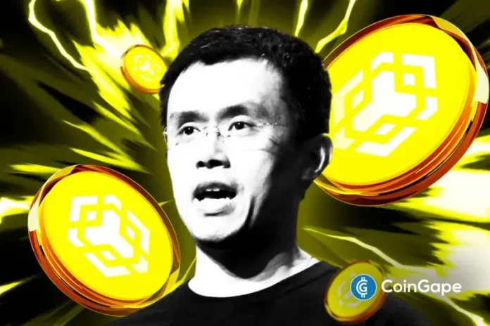 Binance founder Changpeng Zhao urged banks to adopt BNB after the token’s valuation surpassed Union Bank of Switzerland (UBS), one of the world’s leading private banks. His call came as analysts projected a bullish breakout targeting $1,300. BNB Overtakes Banking Giant UBS in Market Cap, Fueling Zhao’s Vision for Institutional Adoption According to Companies Market
The post <a href="https://coingape.com/cz-urges-banks-to-adopt-bnb-as-analyst-predicts-1300-price/">CZ Urges Banks to Adopt BNB as Analyst Predicts $1,300 Price Target</a> appeared first on <a href="https://coingape.com/">CoinGape</a>.