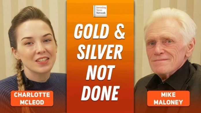 <strong>Mike Maloney, founder of GoldSilver.com, explains why this time really is different for gold and silver, pointing to factors including growing mainstream adoption. </strong>
‘This to me signals the beginning of the third and final phase of the bull market — and that is where you have the greatest amount of gains in the shortest period of time,’ he said.
<strong>Securities Disclosure: I, Charlotte McLeod, hold no direct investment interest in any company mentioned in this article.</strong>
This post appeared first on investingnews.com