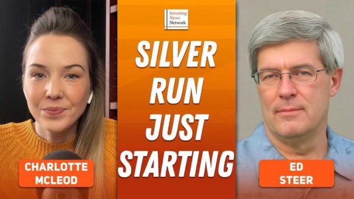 <strong>Ed Steer of Ed Steer’s Gold and Silver Digest shares his thoughts on silver’s run past US$50 per ounce, saying that in his view the bull market is just getting started. </strong>
‘One way or another we’re going to run into a supply/demand brick wall, and when that day happens we could see triple-digit silver prices in a very, very short period of time,’ he said.
<strong><em></em>Securities Disclosure: I, Charlotte McLeod, hold no direct investment interest in any company mentioned in this article.</strong>
This post appeared first on investingnews.com
