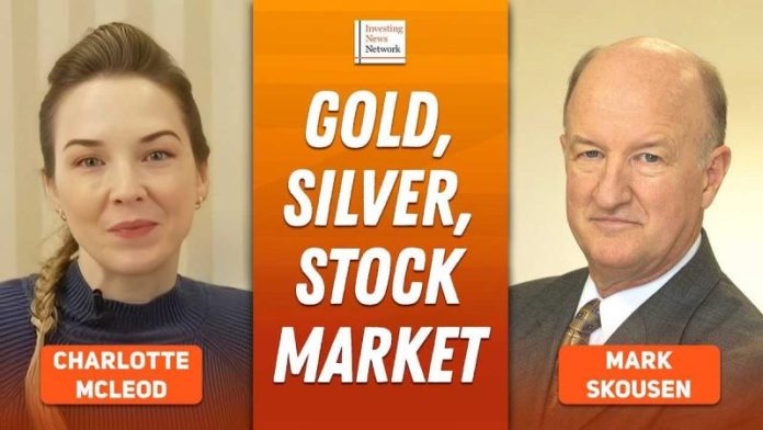 <strong>Mark Skousen of Forecasts & Strategies shares his outlook for gold, silver and the US economy.</strong>
‘We’ve entered an era of what I call permanent inflation,’ he explained.
‘After World War II, inflation became permanent — higher and higher prices every year. The inflation rate may ebb and accelerate, but it’s always positive year after year.’
<strong>Securities Disclosure: I, Charlotte McLeod, hold no direct investment interest in any company mentioned in this article.</strong>
This post appeared first on investingnews.com