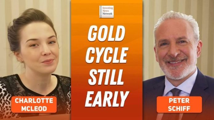 <strong>Peter Schiff, chief economist and global strategist at Euro Pacific Asset Management and founder of Schiff Gold, shares his outlook on gold and silver prices. </strong>
He also discusses Bitcoin and emerging markets.
<strong>Securities Disclosure: I, Charlotte McLeod, hold no direct investment interest in any company mentioned in this article.</strong>
This post appeared first on investingnews.com