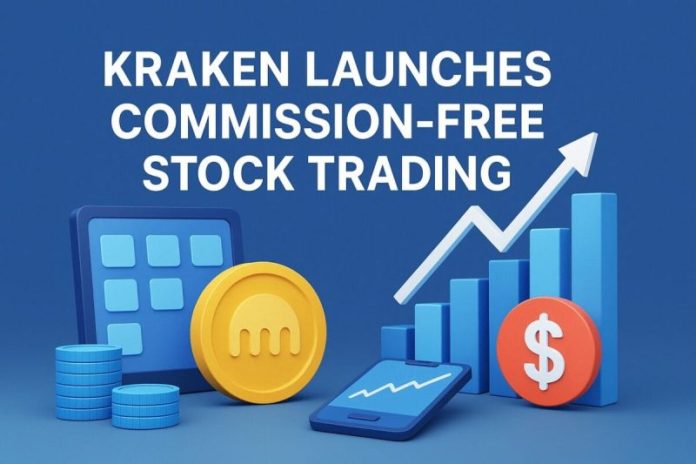 <div>
<div style="margin-bottom:20px;"></div>
<h1>Kraken Rolls Out Commission-Free Stock Trading</h1>
<p>On April 14, 2025, Kraken, a leading cryptocurrency exchange, announced the official launch of <strong>commission-free stock trading</strong> for over 11,000 U.S.-listed stocks and exchange-traded funds (ETFs). This bold move signals Kraken’s strategic expansion beyond cryptocurrencies and into the realm of traditional financial markets. By bridging the gap between crypto and equities, Kraken is setting a new standard for what modern financial platforms can offer.</p>
<h2>Kraken Stock Trading: A Hybrid Financial Approach</h2>
<p>Initially available in select U.S. states like New Jersey and Connecticut, Kraken stock trading allows users to invest in equities without paying any trading commissions. The company has confirmed plans to roll out the service to more states and international markets, including the UK, Europe, and Australia.</p>
<p>Arjun Sethi, Kraken’s Co-CEO, said, “Expanding into equities is a natural step for us and paves the way for the <strong>tokenization of real-world assets</strong>. The future of trading is borderless, built on crypto rails, and accessible to all.”</p>
<h2>The Future of Commission-Free Trading</h2>
<p>This move reflects a broader industry trend: the convergence of digital and traditional financial systems. With the addition of commission-free trading, Kraken is no longer just a crypto exchange—it’s evolving into a full-spectrum financial services platform. This positions Kraken to compete with both fintech firms and legacy brokers by offering an all-in-one experience to tech-savvy investors.</p>
<p>Moreover, Kraken’s plans don’t stop at equities. The exchange is also working toward integrating tokenized stocks and payment services into its ecosystem, reinforcing its mission to democratize access to financial tools globally.</p>
<h2>Investor Takeaway</h2>
<p>Kraken’s latest initiative not only appeals to current crypto users but also attracts traditional investors looking for <strong>commission-free, easy-to-access investment options</strong>. As this hybrid approach gains traction, Kraken’s model could become a blueprint for future financial innovation.</p>
<p><a href="https://www.reuters.com/technology/kraken-announces-launch-commission-free-trading-2025-04-14/" target="_blank" rel="noopener noreferrer">Source: Reuters</a></p>
<p>The post <a rel="nofollow" href="https://www.financebrokerage.com/kraken-rolls-out-commission-free-stock-trading/">Kraken Rolls Out Commission-Free Stock Trading</a> appeared first on <a rel="nofollow" href="https://www.financebrokerage.com/">FinanceBrokerage</a>.</p>
</div>
<br>