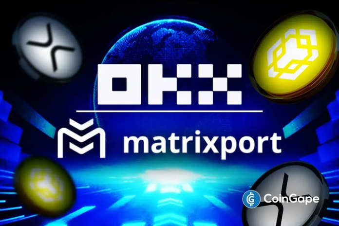Crypto firm Matrixport looks to be selling Ethereum, following recent transfers to Binance and OKX. It moved 2,354.6 BTC ($272 million) off both exchanges. This has led to speculations that Matrixport is selling Ethereum to purchase Bitcoin. Matrixport Shifts $452M in Ethereum to Binance and OKX In an X post, on-chain analytics platform Lookonchain drew the
The post <a href="https://coingape.com/matrixport-moves-452m-in-eth-as-ethereum-hits-new-high-sell-off-ahead/">Matrixport Moves $452M in ETH as Ethereum Hits New High, Sell-Off Ahead?</a> appeared first on <a href="https://coingape.com/">CoinGape</a>.